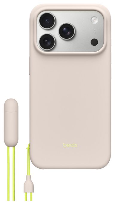 Cover für Apple iPhone 17 Pro  Beats Kickstand Case mit MagSafe (Limette, Steinfarbe) 