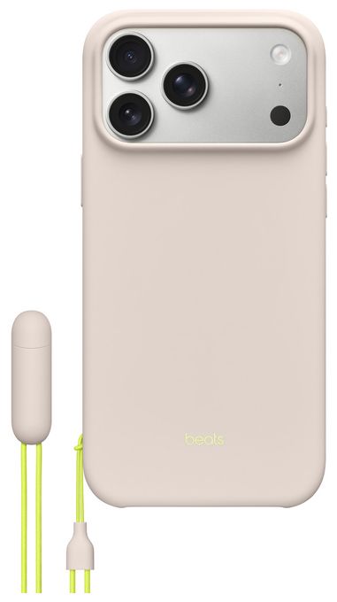 Cover für Apple iPhone 17 Pro Max  Beats Kickstand Case mit MagSafe (Limette, Steinfarbe) 