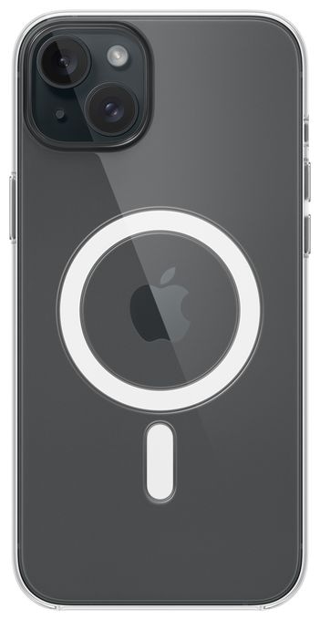 Cover für Apple iPhone 15 Plus  Clear Case mit MagSafe (Transparent) 