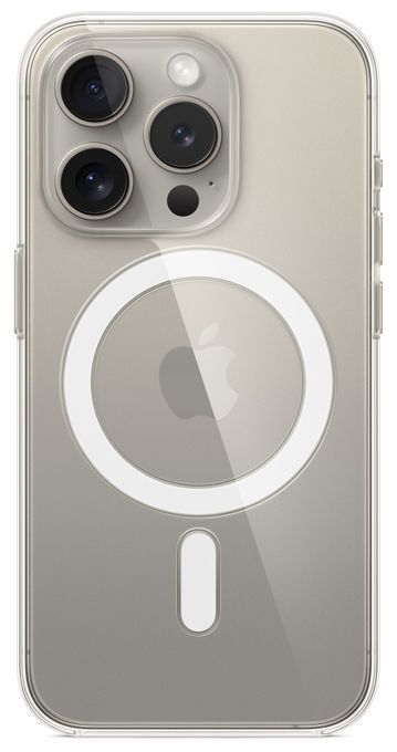 Cover für Apple iPhone 15 Pro  Clear Case mit MagSafe (Transparent) 