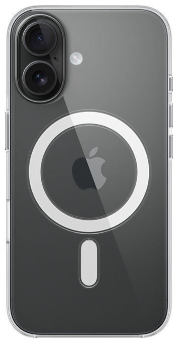 Cover für Apple iPhone 16  Clear Case mit MagSafe (Transparent) 