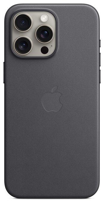 Cover für Apple iPhone 15 Pro Max  Feingewebe Case mit MagSafe (Grau) 