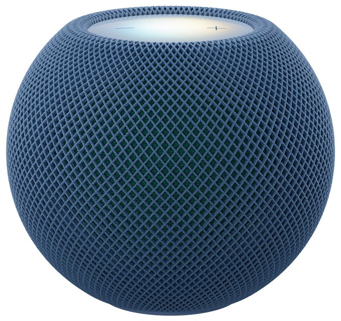 Wlan Lautsprecher mit Bluetooth Apple Siri  HomePod mini 2 (Blau) 