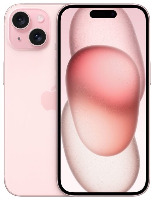 128 GB 5G Smartphone 15,5 cm (6.1 Zoll) IOS 48 MP Dual Kamera Dual Sim WiFi 6  iPhone 15 (Pink) 