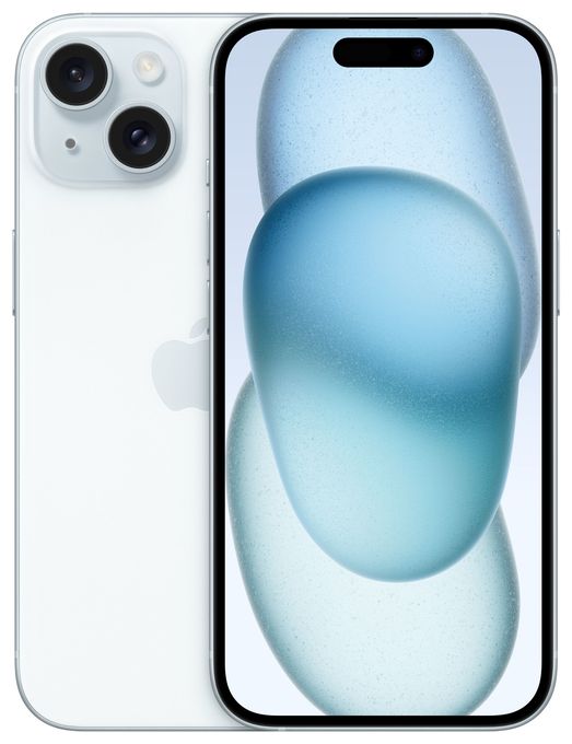 128 GB 5G Smartphone 15,5 cm (6.1 Zoll) IOS 48 MP Dual Kamera Dual Sim WiFi 6  iPhone 15 (Blau) 