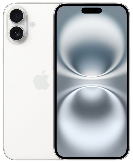 128 GB 5G Smartphone 17 cm (6.7 Zoll) IOS 48 MP Dual Kamera Dual Sim WiFi 7  iPhone 16 Plus (Weiß) 