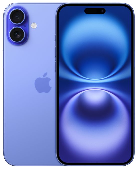 128 GB 5G Smartphone 17 cm (6.7 Zoll) IOS 48 MP Dual Kamera Dual Sim WiFi 7  iPhone 16 Plus (Blau) 