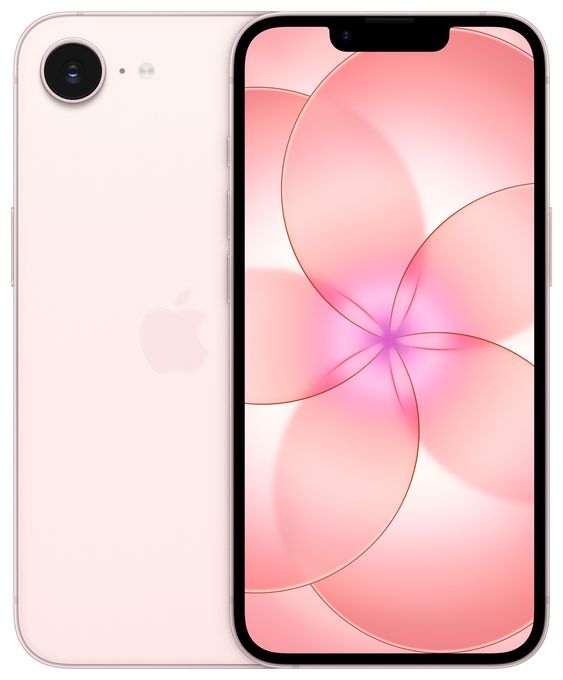 256 GB 5G Smartphone 15,5 cm (6.1 Zoll) IOS 48 MP Einzelne Kamera Kamera Dual Sim WiFi 6  iPhone 17e (Hellrosa) 