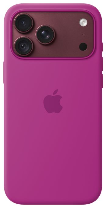 iPhone 18 Pro Max Silikon Case mit MagSafe - Magenta 