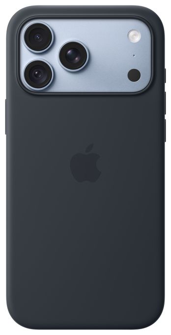 iPhone 18 Pro Max Silikon Case mit MagSafe - Navyblau 