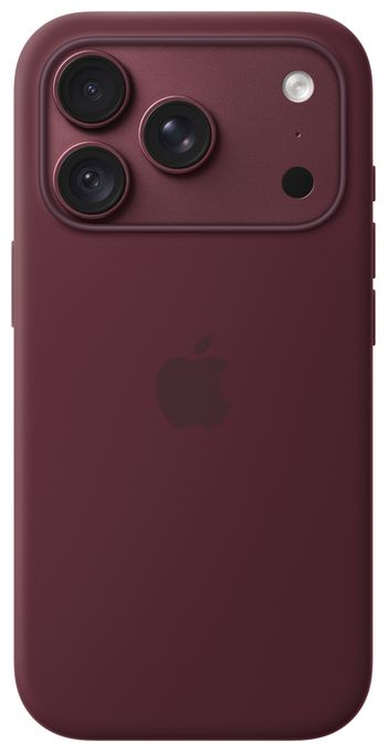 iPhone 18 Pro Silikon Case mit MagSafe - Burgunder 