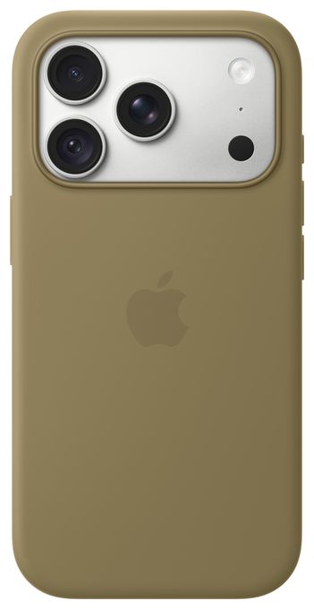 iPhone 18 Pro Silikon Case mit MagSafe - Oliv 