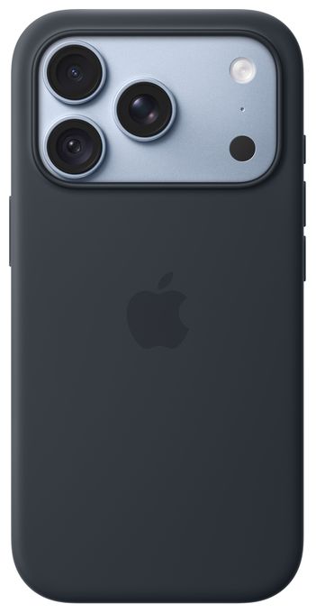 iPhone 18 Pro Silikon Case mit MagSafe - Navyblau 