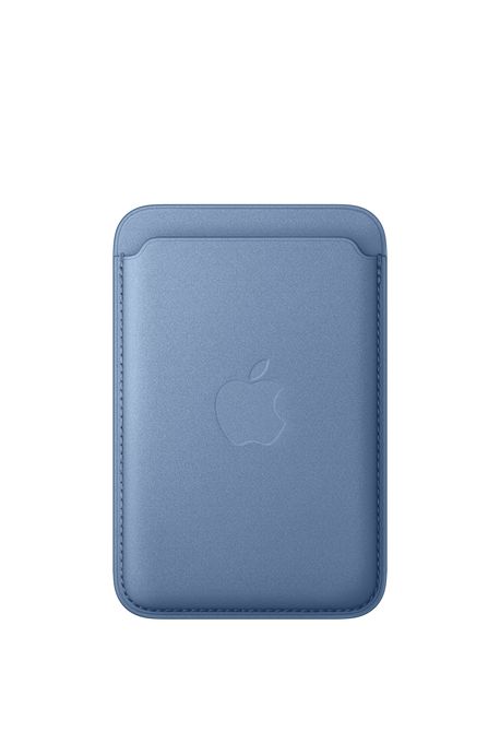 iPhone Feingewebe Wallet mit MagSafe – Hyazinthenblau 