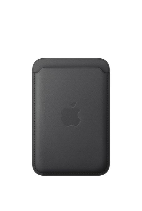 iPhone Feingewebe Wallet mit MagSafe – Schwarz 