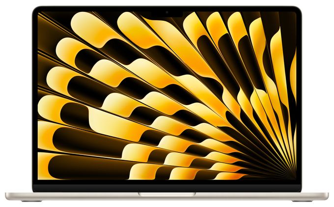 Notebook 34,5 cm (13.6 Zoll) 2560 x 1664 Pixel 512 GB SSD macOS Sequoia Apple M  MacBook Air (Beige) 