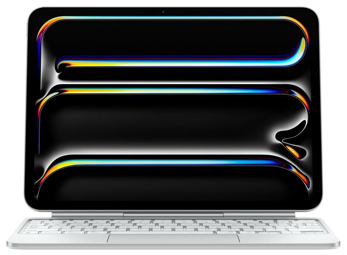für Apple iPad Pro 11-inch (M4) bis 27,9 cm (11")  Magic Keyboard (Weiß) 