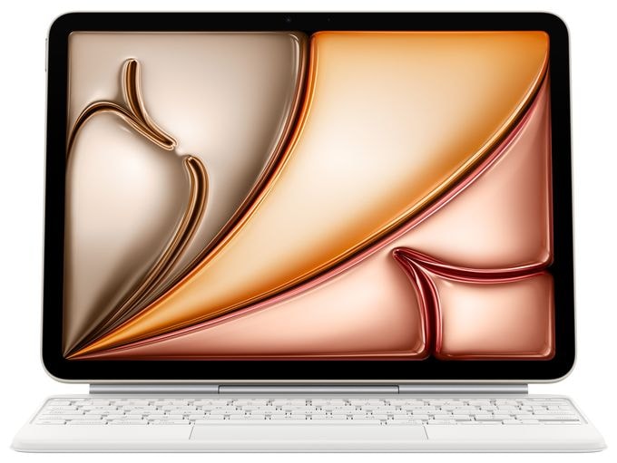 für Apple iPad Air 11-inch (M3) iPad Air 11-inch (M2) iPad Air (5th generation) iPad Air (4th generation) bis 27,9 cm (11")  Magic Keyboard (Weiß) 