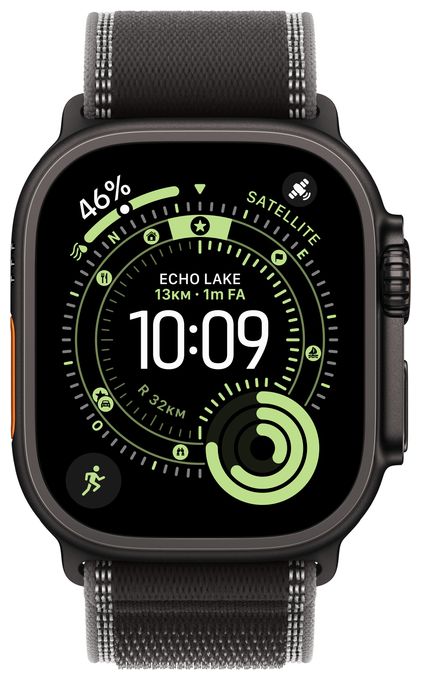 Armband M/L Apple Watch Models 44mm 45mm 46mm 49mm  MG9U4ZM/A (Schwarz) 