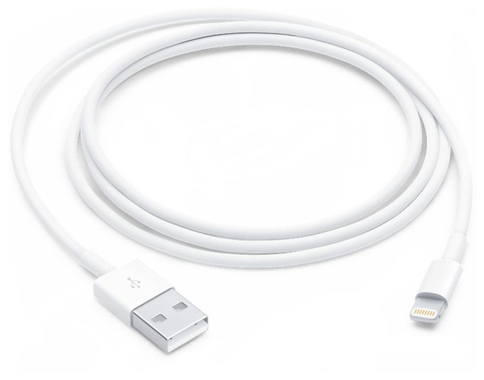 Stecker Lightning auf USB A 1 m  MUQW3ZM/A (Weiß) 