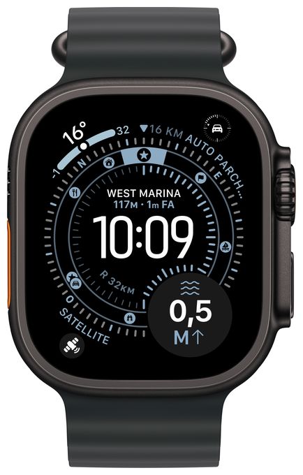 Armband Apple Watch Models 44mm 45mm 46mm 49mm  MYPD3ZM/A (Schwarz) 