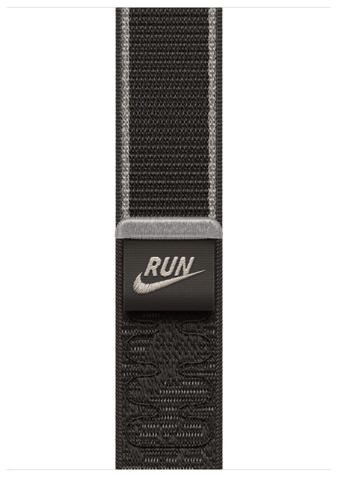 Armband  Watch 44mm / 45mm / 46mm / 49mm  Nike Sport Loop (Schwarz) 