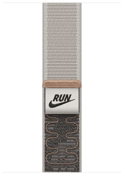 Armband  Watch 44mm / 45mm / 46mm / 49mm  Nike Sport Loop (Grau) 