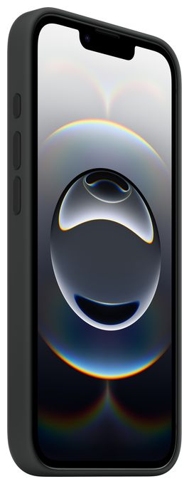 Cover für Apple iPhone 16e  Silikon Case (Schwarz) 