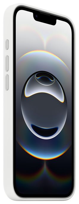 Cover für Apple iPhone 16e  Silikon Case (Weiß) 