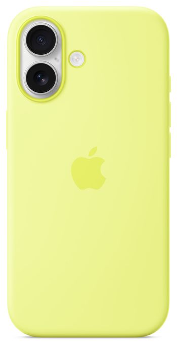 Cover für Apple iPhone 17  Silikon Case mit MagSafe (Gelb) 