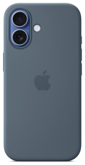 Cover für Apple iPhone 17  Silikon Case mit MagSafe (Blau) 