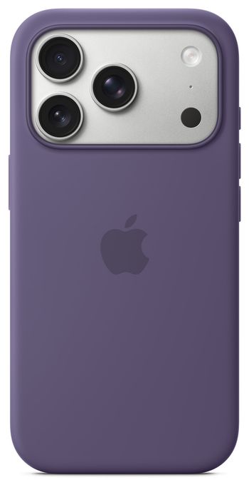 Cover für Apple iPhone 17 Pro  Silikon Case mit MagSafe (Violett) 