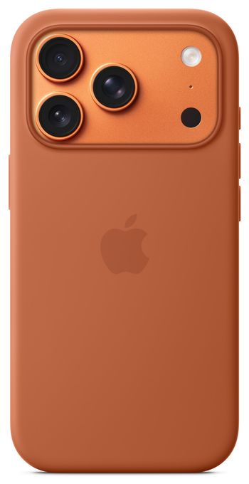 Cover für Apple iPhone 17 Pro  Silikon Case mit MagSafe (Terrakotta) 