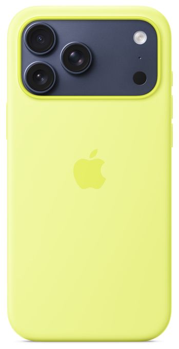 Cover für Apple iPhone 17 Pro Max  Silikon Case mit MagSafe (Gelb) 