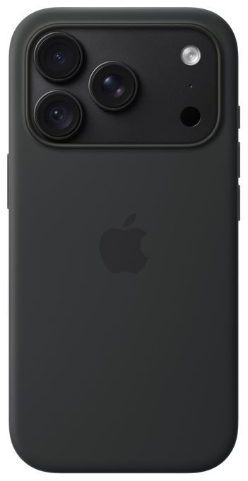 Cover für Apple iPhone 18 Pro  Silikon Case mit MagSafe (Schwarz) 