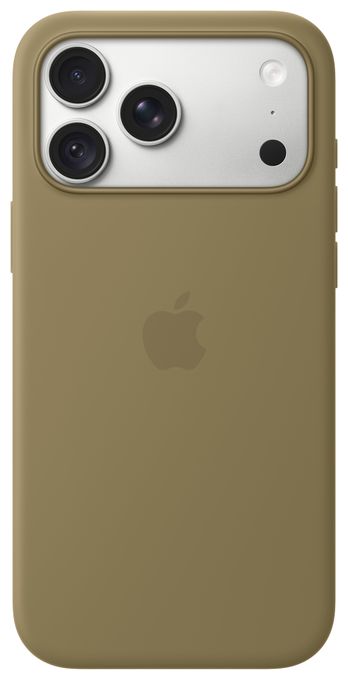 Cover für Apple iPhone 18 Pro Max  Silikon Case mit MagSafe (Olive) 