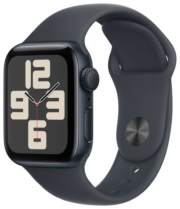 Digital 40 mm S/M Smartwatch Rechteckig 18 h 326 ppi  Watch SE (2024) (Schwarz) 