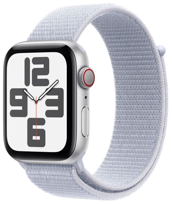 Digital 44 mm  Smartwatch Rechteckig 18 h 326 ppi 4G  Watch SE (2024) (Silber) 