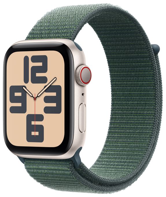 Digital 44 mm  Smartwatch Rechteckig 18 h 326 ppi 4G  Watch SE (2024) (Biege) 