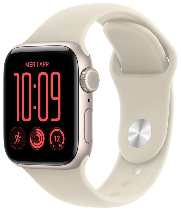 40 mm S/M Smartwatch Rechteckig 32 h 326 ppi 5G  Watch SE (3. Gen) (Biege) 