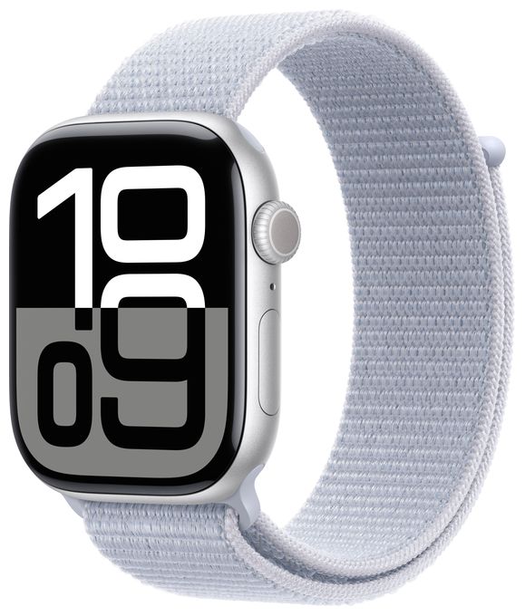 Digital 46 mm  Smartwatch Rechteckig IP6X 36 h 326 ppi  Watch Series 10 (Silber) 