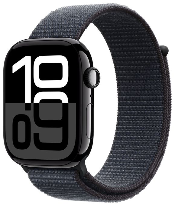 Digital 46 mm Smartwatch Rechteckig IP6X 36 h 326 ppi 4G  Watch Series 10 (Schwarz) 
