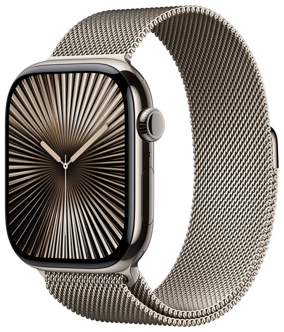 Digital 46 mm M/L Smartwatch Rechteckig IP6X 36 h 326 ppi 4G  Watch Series 10 (Titan) 