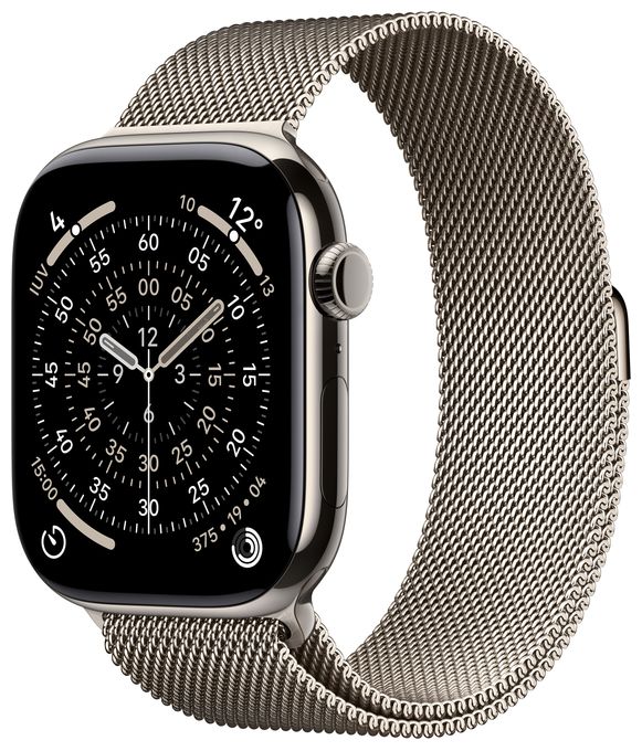 Digital 46 mm M/L Smartwatch Rechteckig IP6X 38 h 326 ppi 5G  Watch Series 11 (Titan) 