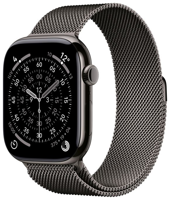 Digital 46 mm M/L Smartwatch Rechteckig IP6X 38 h 326 ppi 5G  Watch Series 11 (Titan) 