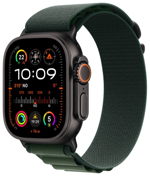 Digital 49 mm S Smartwatch Rechteckig IP6X 72 h 326 ppi 4G  Watch Ultra 2 (Schwarz) 