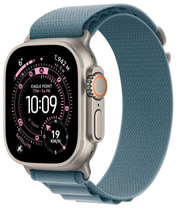 Digital 49 mm S Smartwatch Rechteckig IP6X 72 h 326 ppi 5G  Watch Ultra 3 (Titan) 