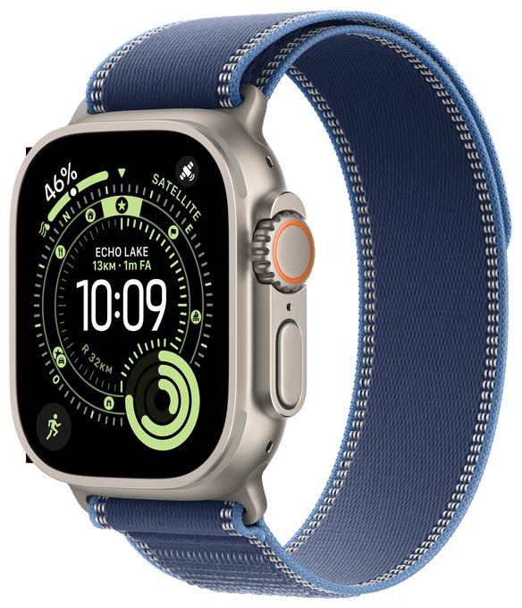 Digital 49 mm S/M Smartwatch Rechteckig IP6X 72 h 326 ppi 5G  Watch Ultra 3 (Titan) 