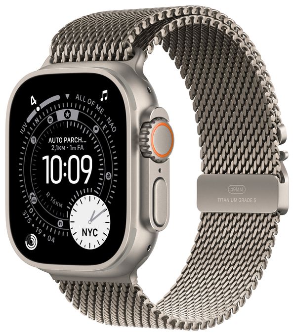 Digital 49 mm S Smartwatch Rechteckig IP6X 72 h 326 ppi 5G  Watch Ultra 3 (Titan) 