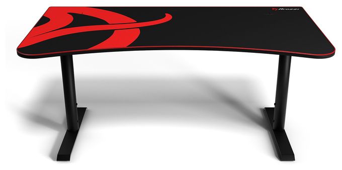 Gamingtisch bis 80 kg  Arena (Schwarz/Rot) 